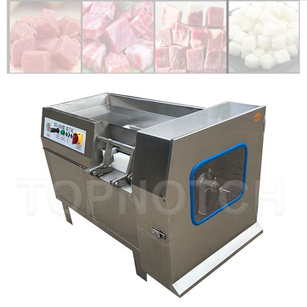 High Output Profession Automatic Frozen Meat Cube Cutting Dicing Machine Stainless Steel Fresh Beef Block Dicer