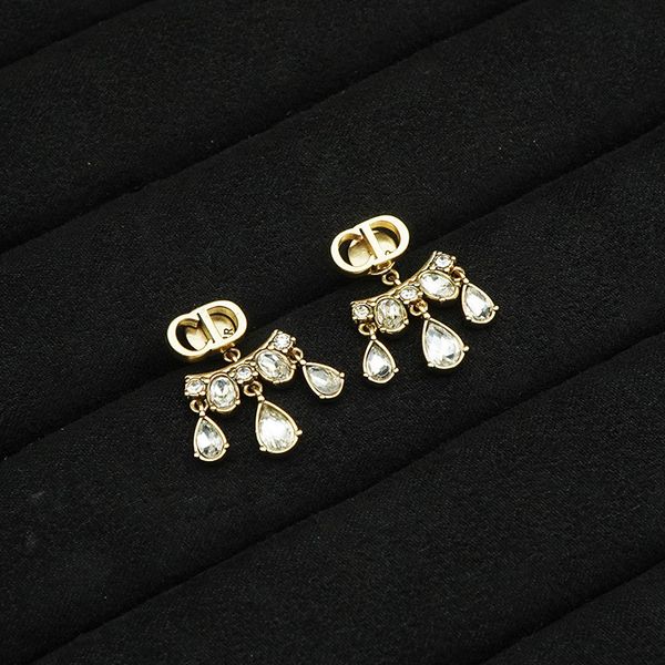 

design jewelry new star same water drop earrings women's live broadcast, Silver