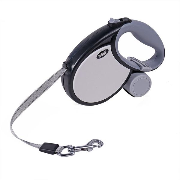 

dog collars & leashes automatic leash for 5m retractable with reflective strip pet adjustable nylon walking rope