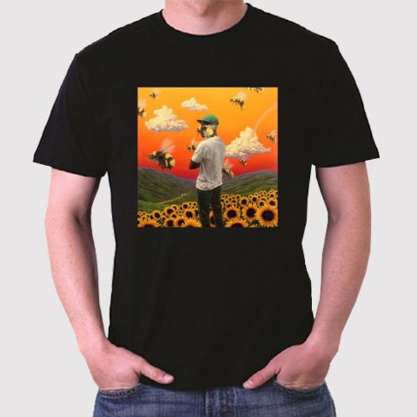 

tyler the creator flower boy men's black t-shirt size s m  xl 2xl 3xl, White;black