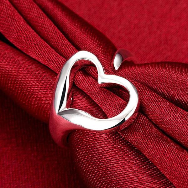 

cluster rings silver fashion jewelry 925 blue crystal zircon finger for women anniversary gift, Golden;silver