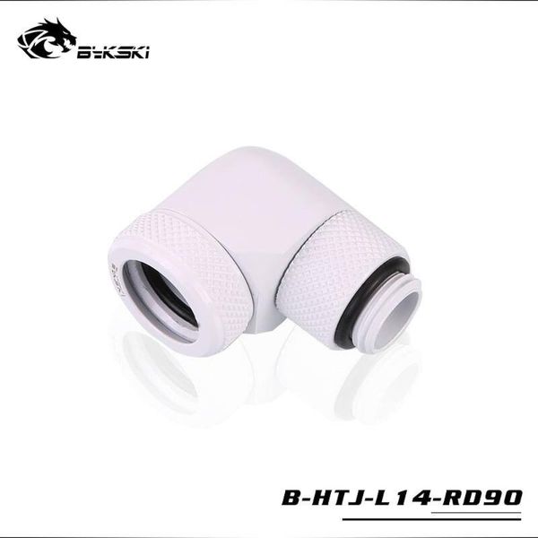

90 degree od14mm hard tube rotary fitting hand compression g1/4'' pipe use for outside 14mm acrylic petg fans & coolings