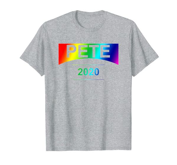 

pete buttigieg 2020 pride t-shirt, White;black