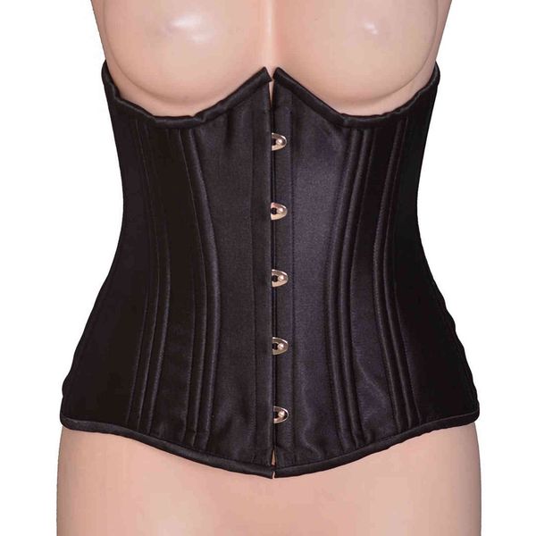 

waist tummy shaper double steel bone satin corset clip seal body cloth lengthened waist protecting, abdomen closing and hip shaping