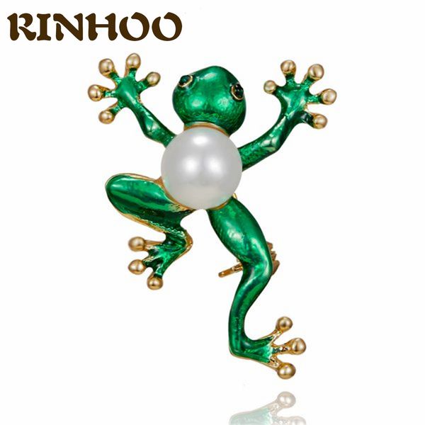 

new fashion enamel green frog brooches lovely jumping frog animal brooch pins cute cartoon frog metal badge lapel pin kids giftsdio chan con, Gray