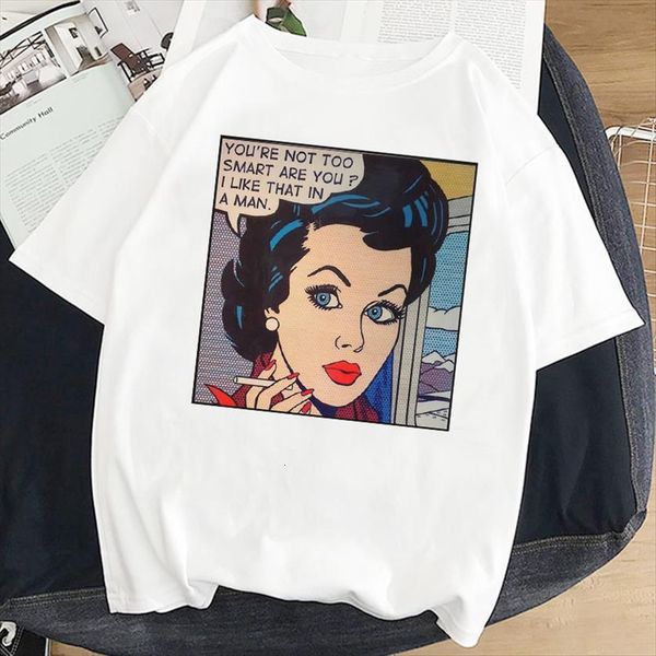 

harajuku ulzzang funny korean women style cartoon kawaii cute vogue summer fashion aesthetic print graphic t shirt streetwear, White
