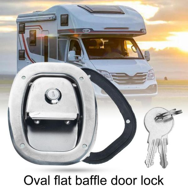 

parts flush pull latch stainless steel pull-type cabinet lock tool box car accessories for rv trailer boat accessoriesÂ