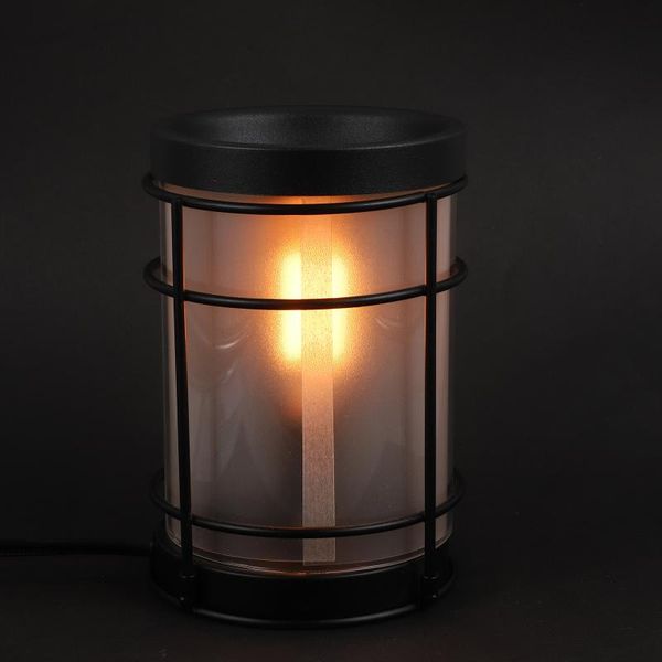 

fragrance lamps 1pc ironwork vintage lamp melting wax light ornament (plug)