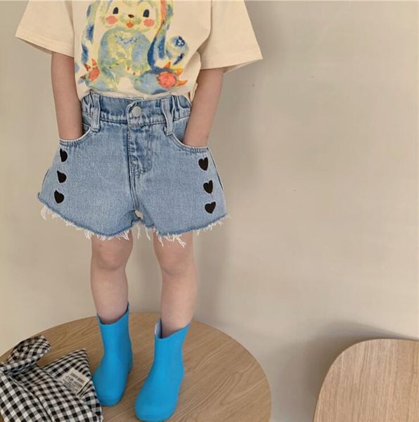

arrival girls boys denim shorts summer fashionkids 2-7 years cy531, Black