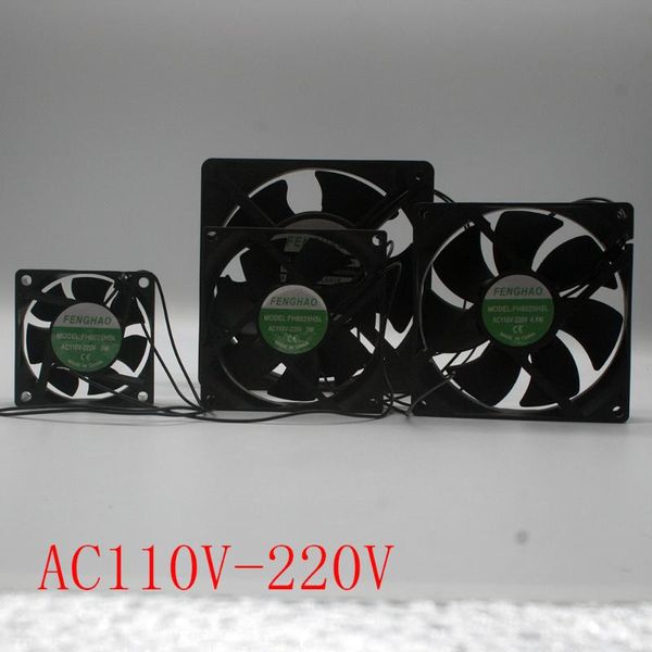 

smart home control cooler printer fan 6025/8025/9225/12038 ac 110v 115v 120v 220v 240v 2 wire bearing cooling