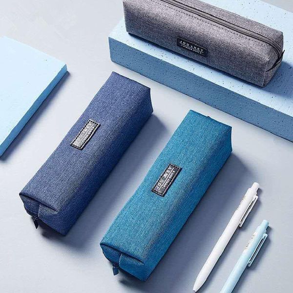 

japanese pencil-case simple large-capacity pen bag for students of junior high school estuche escolar storage pencil bags