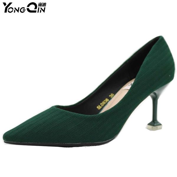

dress shoes high heels woman pumps pointed toe women, Black