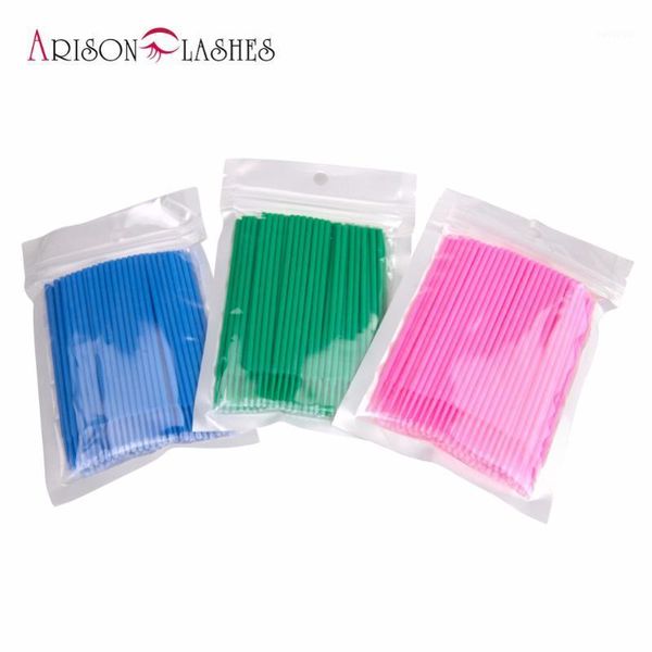 

100pcs/pack disposable makeup brushes swab microbrushes eyelash extension durable micro individual applicators mascara brush1