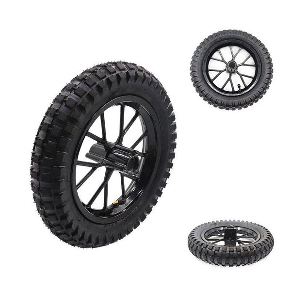 

motorcycle wheels & tires 12 1/2x2.75 black inner tube outer tyre rim for dirt pit bike inch wheel hub replacement parts 47-49cc
