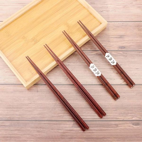 

chopsticks japanese creative handmade wooden flat head environmental tableware