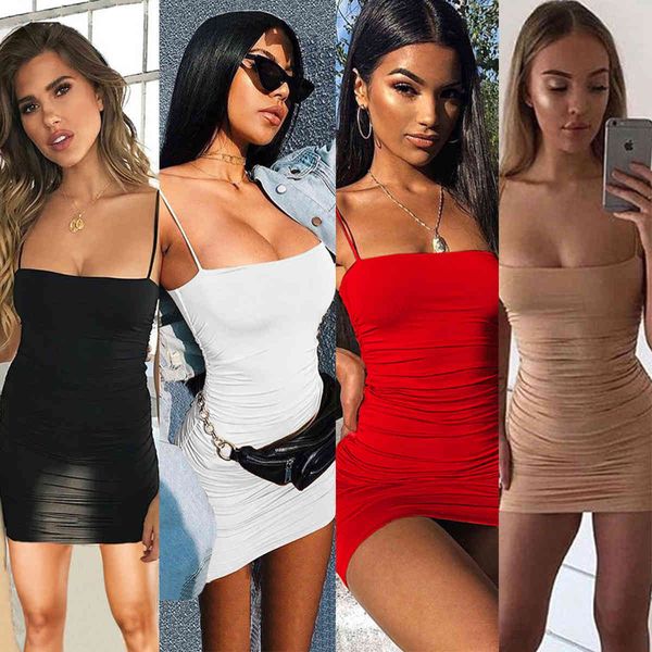 

women's summer suspender pleated buttock wrapped nightclub dress 8602, Black;gray
