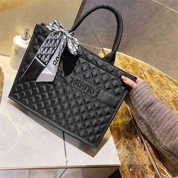 

handbagkorean fashion letter nylon shopping portable one shoulder baggg bag