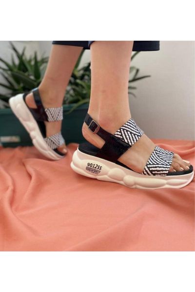 

sandals women's black casual