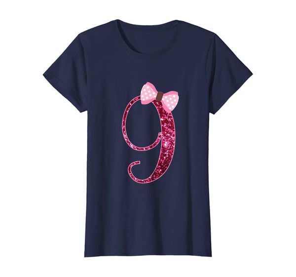 

girls 9th birthday shirt - 9 years old girl bday gift, White;black
