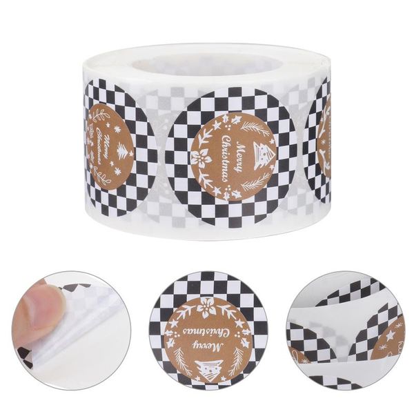 

gift wrap 1 roll christmas stickers candy bag sealing sticker gifts box label