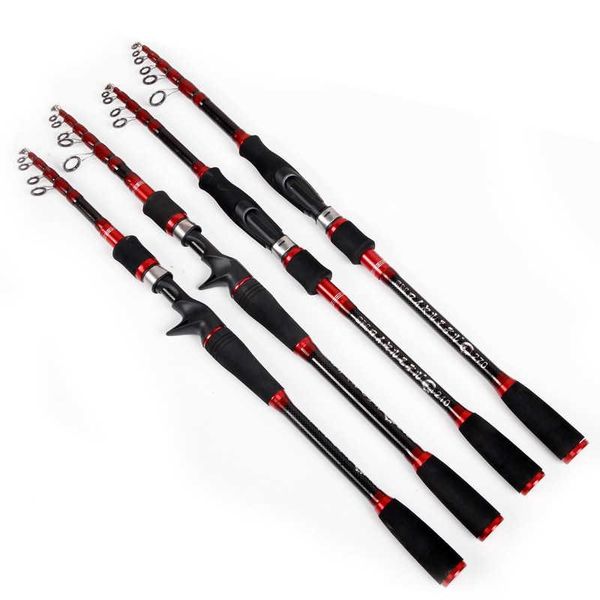 

boat fishing rods 2021 carbon fiber rod 1.8m-2.7m portable travel sea spinning boat/carcass