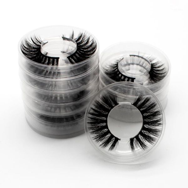 

damepapil round shape packaging custom private label lashes natural wispy 3d hand made price bulk for makeup1