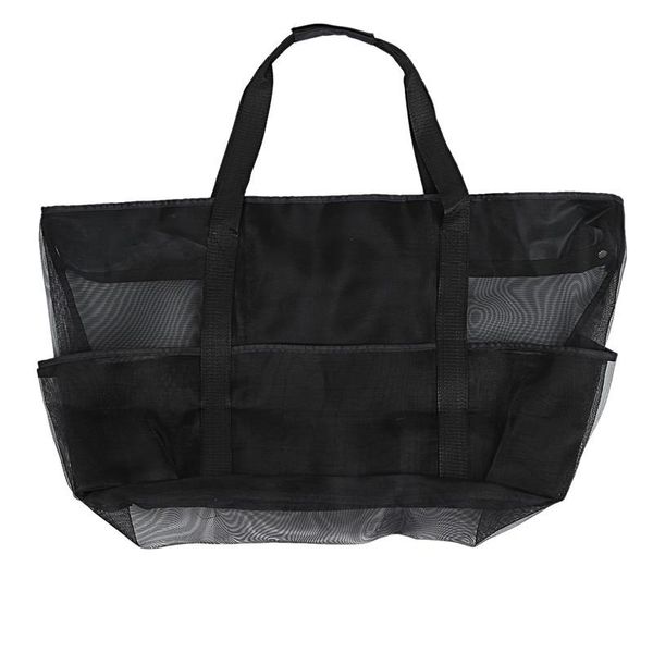 

storage bags 8 pockets summer beach bag for towels mesh durable toys organizer waterproof underwear pocket tote