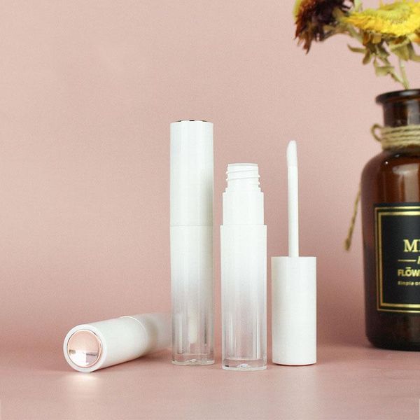 

storage bottles & jars 4ml empty white lip gloss glaze tubes with sers cosmetic concealer applicators eyeshadow container lipstick box