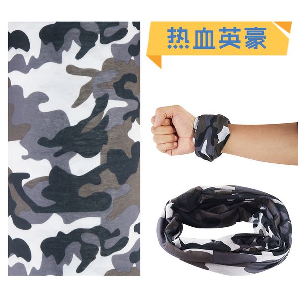 

ice summer silk headscarf sunscreen camouflage seri magic riding