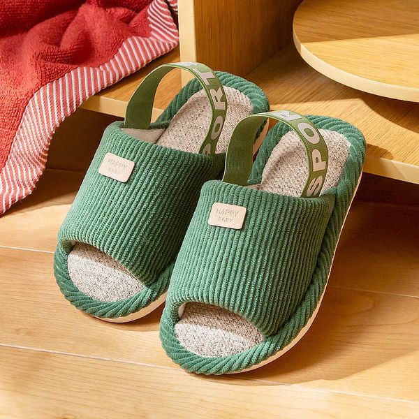 

kids rubber house slippers for home children girls boys spring soft beach shoes flat toddler baby letter casual indoor flip flop 210712, Black;grey