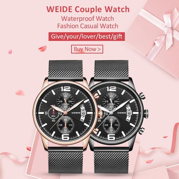 

wristwatches weide men's watches fashion quartz watch chronograph wrist for men waterproof relogio masculino 0833m, Slivery;brown