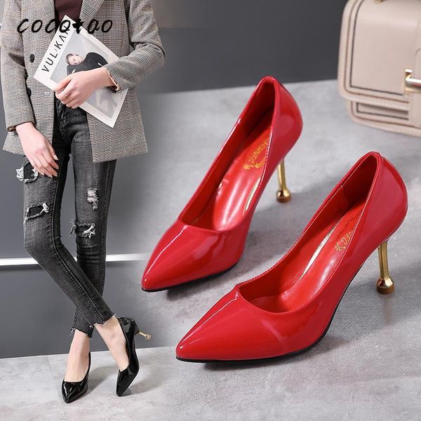 

dress shoes 2021 spring fashion wild women's temperament european and american street shooting trend high heels women, Black