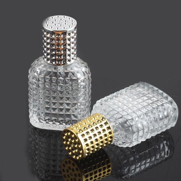 

storage bottles & jars style pineapple portable glass perfume bottle with spray empty atomizer refillable 30ml 50ml lx8934