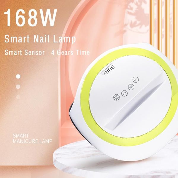 

nail dryers 168w sun y7 manicure machine drying gel ice oil lamp 36pcs/leds automatic sensor 10s/30s/60s/99s tool