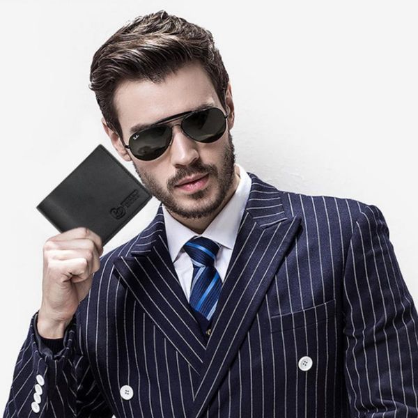 

wallets men purse pu small mini storage bag fashion durable for coin money cards trendy casual simple wallet pure color, Red;black