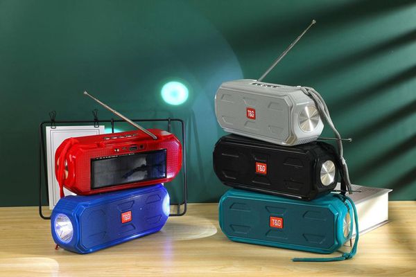 

tg280 bluetooth wireless speakers subwoofers portable outdoor loudspeaker handscall profile stereo bass 1200mah battery support tf usb