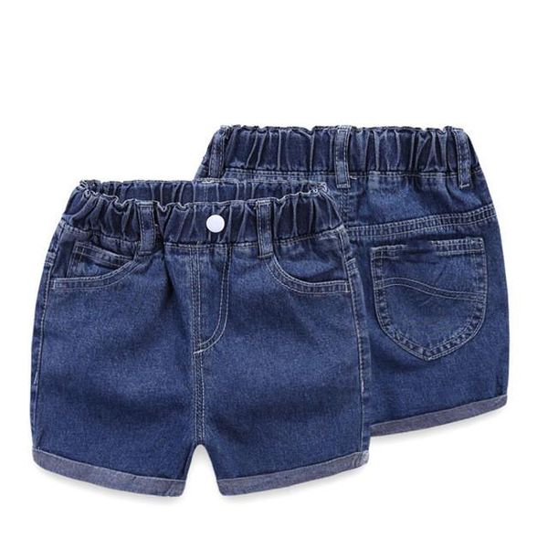 

shorts summer kids baby girls boys jeans short pants toddler ripped for cotton denim 1-5y, Black