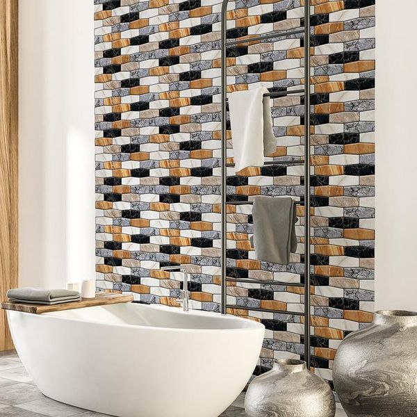 

wall stickers 3d stereo pcv brick pattern bathroom home decoration wallpaper