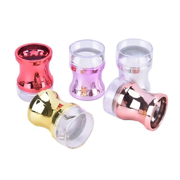 

nail art kits clear silicone stamper scraper set jelly stamp polish print transfer for stamping plate template tools