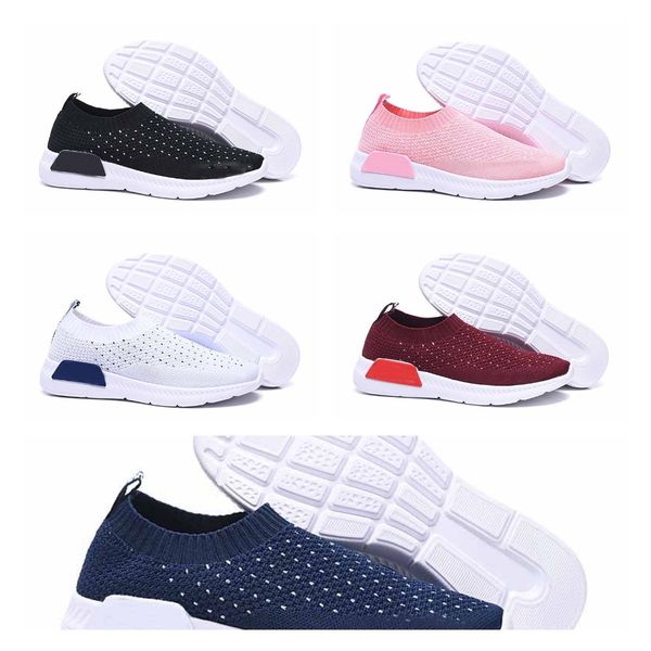 

women knit sock shoe knitted lightweight sneakers flat platform lightweight trainers high mesh comfortable casual shoes 5 colors, Black
