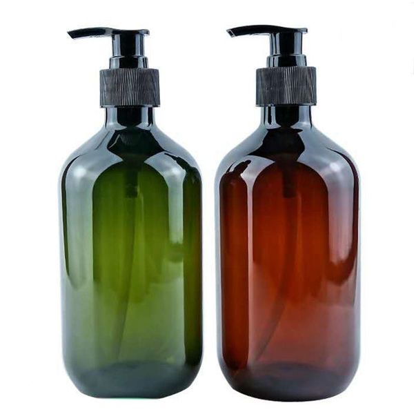 

storage bottles & jars 500ml shower gel shampoo press bottle bathroom refillable travel