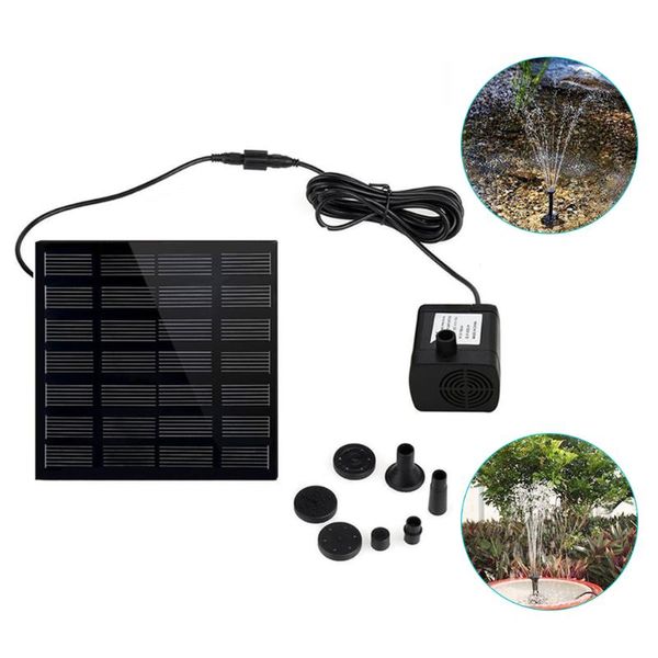 

1.4w solar panel water pump fountain garden pool watering irrigation pumps aquarium decorations