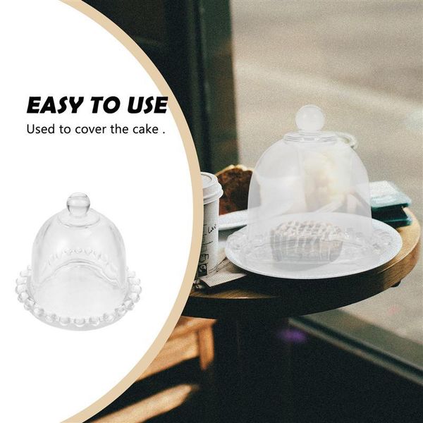 

other bakeware 5pcs creative crystal glass dessert covers cake food