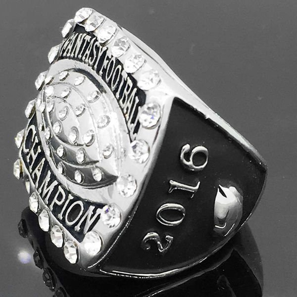 

new year dream football team champion ring men's accessoriess2zf, Golden;silver