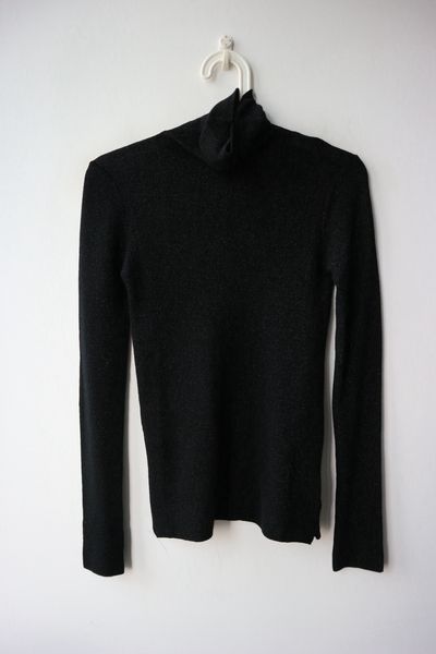 

sweater long sleeve knit women turtleneck wool-blend base 32rj, White;black