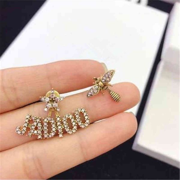 

70% off new asymmetric bee tassel earrings and earrings in 2021, Golden