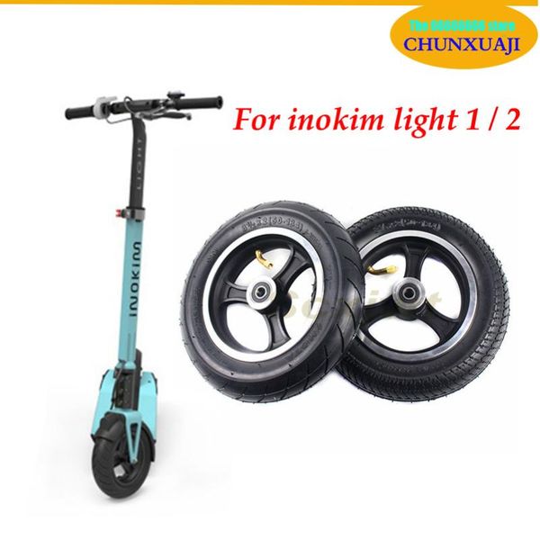 

motorcycle wheels & tires 8.5 inch pneumatic wheel for inokim mini light 1 2 3 series electric scooter front tyre 8.5x2 tube tire with hub
