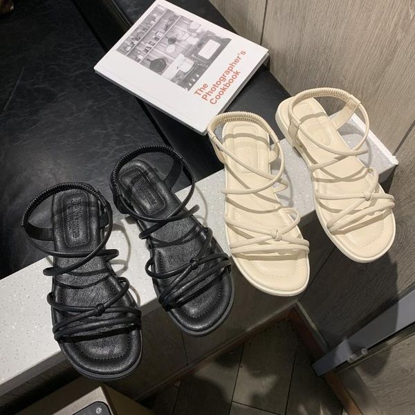 

sandals beige heeled comfort shoes for women all-match 2021 summer black girls low clear fashion outside casual buckle strap