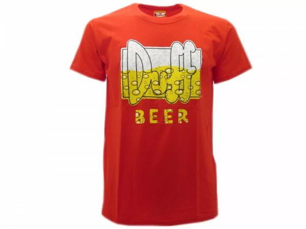 

t shirt simpson duff bubbles shirt red shirt original logo boy man, White;black