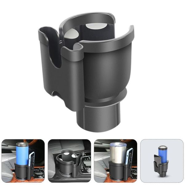 

car organizer 1pc cup holder 2-in-1 drink rack vehicle-mounted water phone